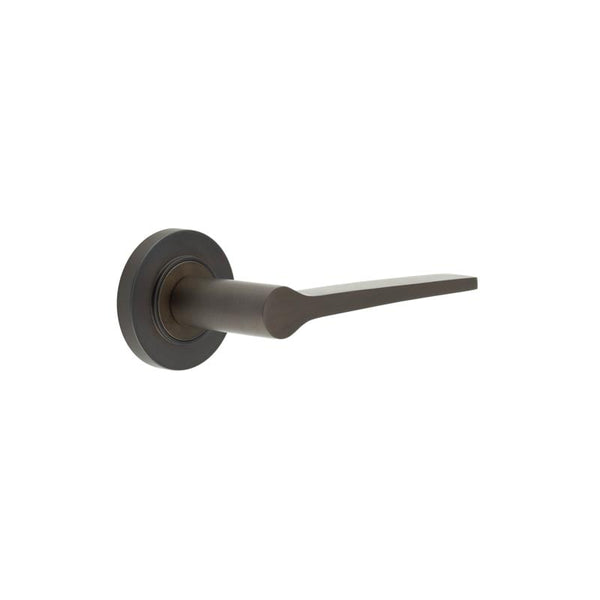 Burlington Knightsbridge Door Handles On Plain Rose