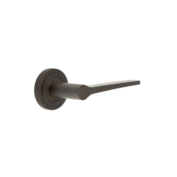 Burlington Knightsbridge Door Handles On Stepped Rose