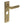 Kensington Door Handle Bathroom Backplate Antique Brass