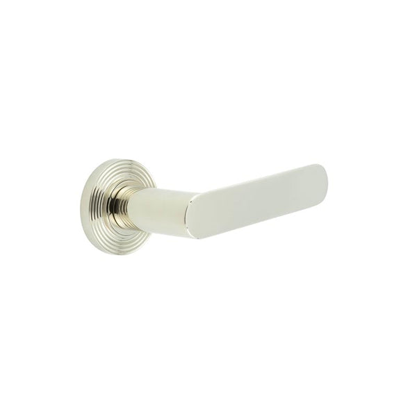 Burlington Kensington Door Handles On Reeded Rose