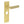 Kensington Door Handle Bathroom Backplate Satin Brass