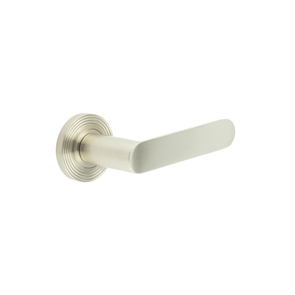 Burlington Kensington Door Handles On Reeded Rose