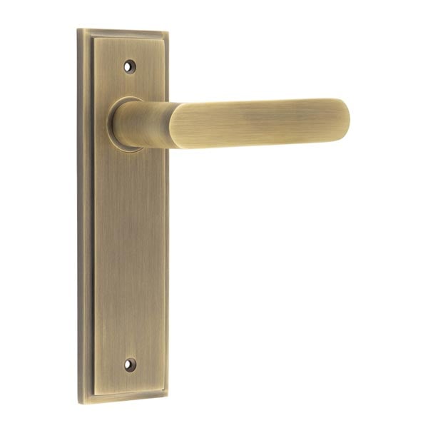 Burlington Kensington Door Handle Latch Backplate by Burlington By Frelan