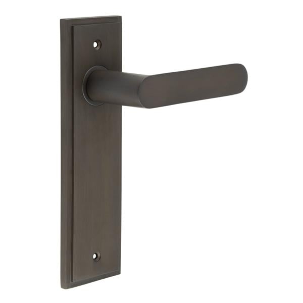 Burlington Kensington Door Handle Latch Backplate by Burlington By Frelan