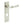 Westminster Door Handle Din Bathroom Backplate Polished Nickel