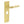 Westminster Door Handle Bathroom Backplate Satin Brass