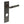Westminster Door Handle Din Bathroom Backplate Dark Bronze