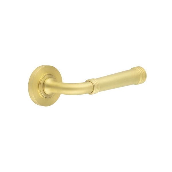 Burlington Highgate Door Handles On Plain Rose