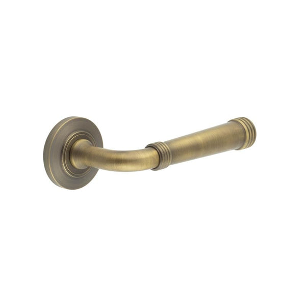 Burlington Highgate Door Handles On Chamfered Rose
