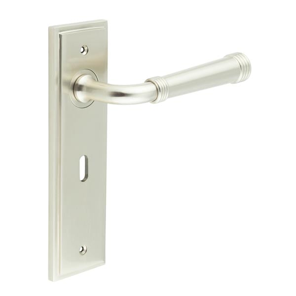 Burlington Highgate Door Handle Lock Backplate