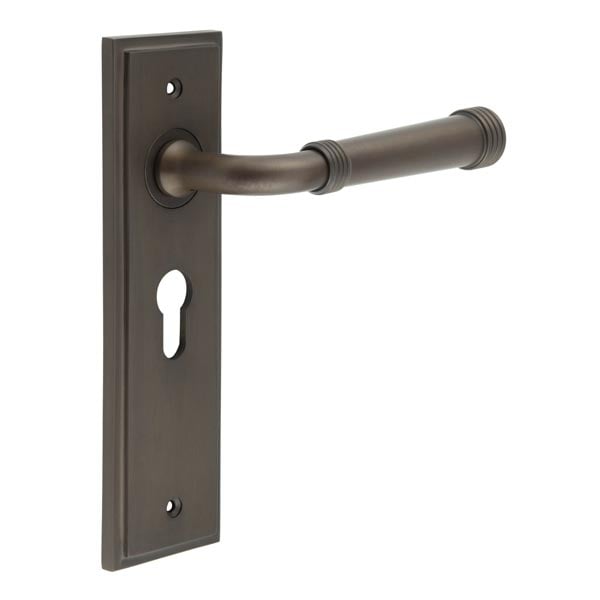 Burlington Highgate Door Handle Euro Backplate