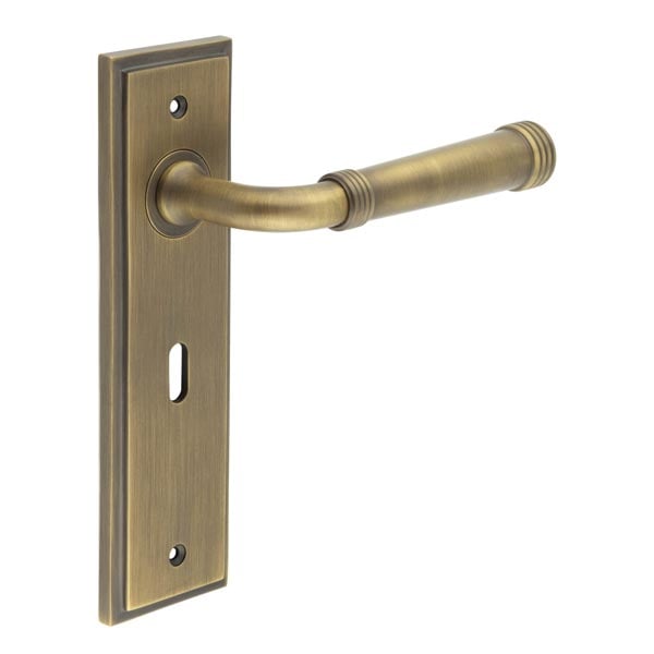 Burlington Highgate Door Handle Lock Backplate