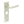Piccadilly Door Handle Bathroom Backplate Satin Nickel
