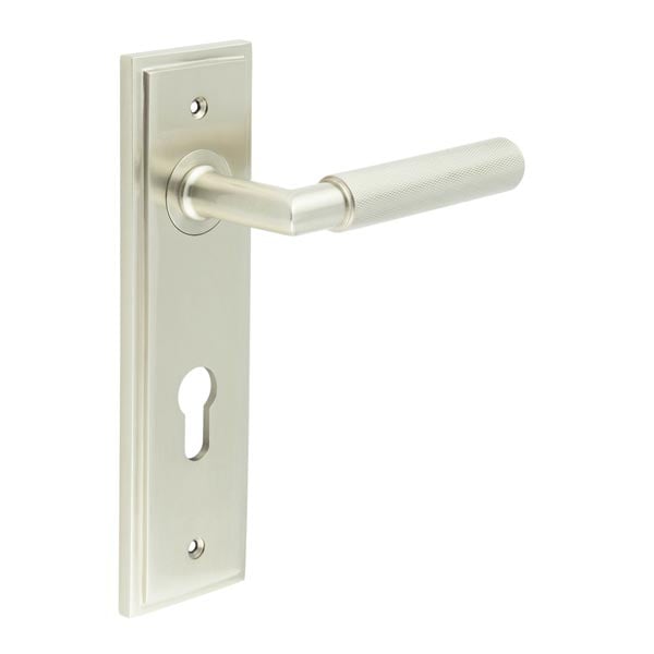 Burlington Piccadilly Door Handles Din Euro Backplate