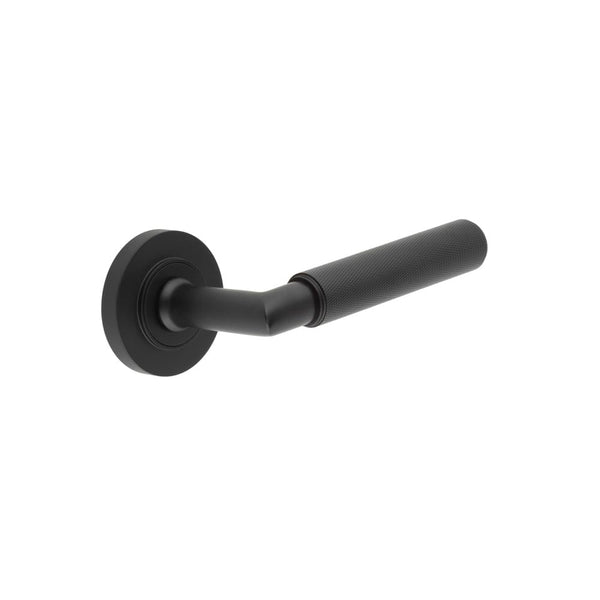 Burlington Piccadilly Door Handles On Plain Rose by Burlington By Frelan