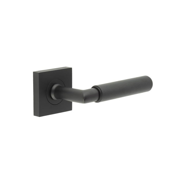 Burlington Piccadilly Door Handles On Square Plain Rose