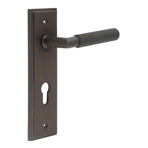 Burlington Piccadilly Door Handle Din Euro Backplate