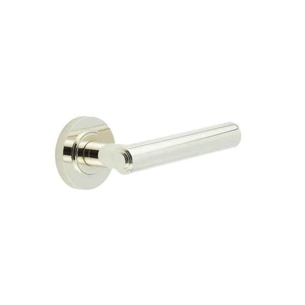 Burlington Richmond Door Handles On Knurled Rose