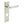 Richmond Door Handle Din Bathroom Backplate Polished Nickel