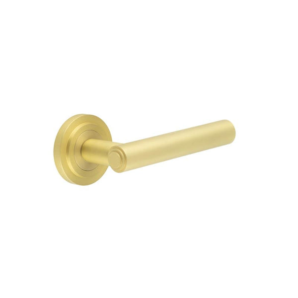 Burlington Richmond Door Handles On Stepped Rose