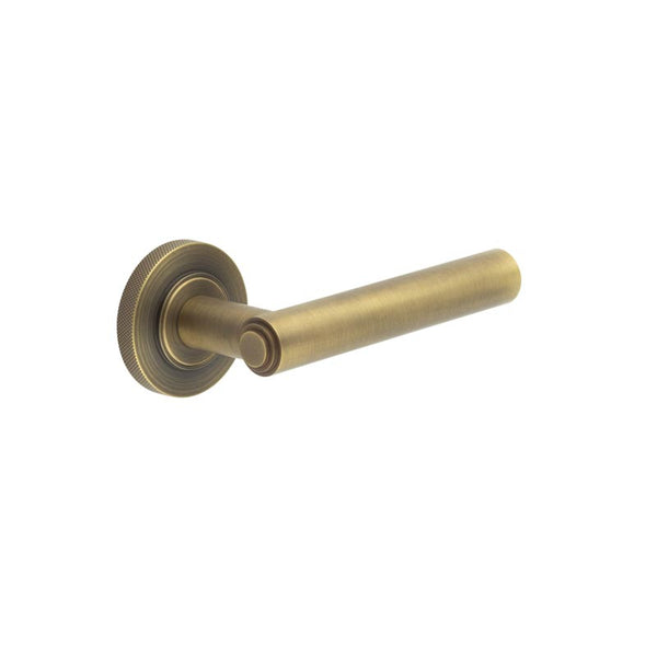 Burlington Richmond Door Handles On Knurled Rose