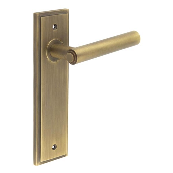 Burlington Richmond Door Handle Latch Backplate by Burlington By Frelan