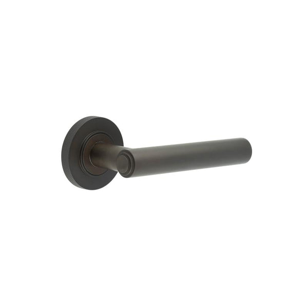 Burlington Richmond Door Handles On Knurled Rose