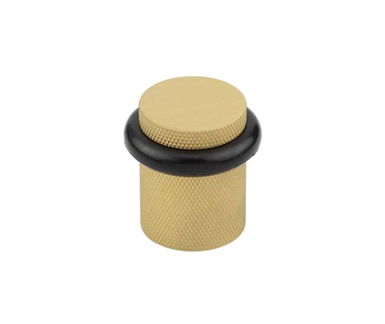 Burlington Knurled Floor Mounted Door Stops 40mm Dia