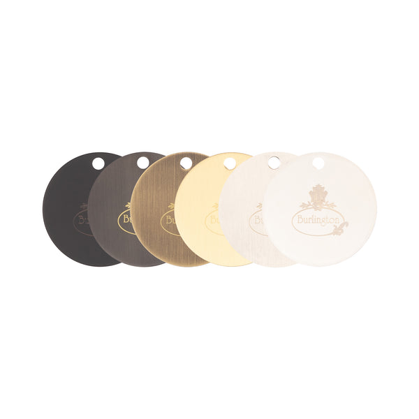 BURLINGTON ROUND SAMPLE DISCS ALL FINISHES