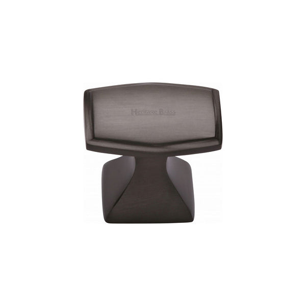 Deco Cabinet Knob by M Marcus - Heritage Brass