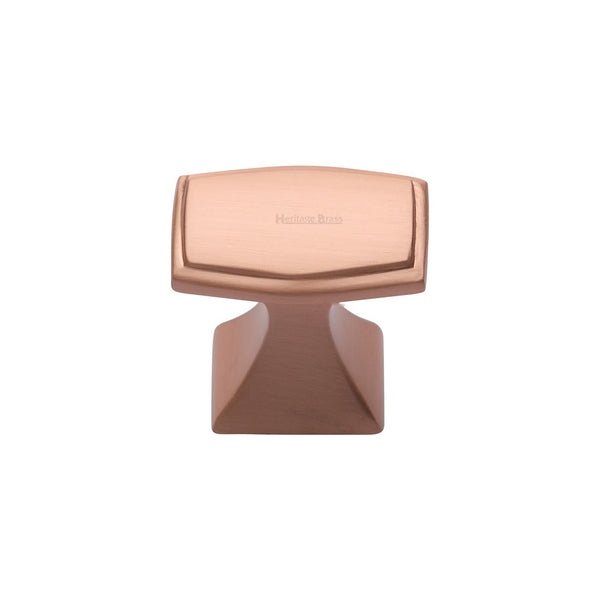 Deco Cabinet Knob by M Marcus - Heritage Brass