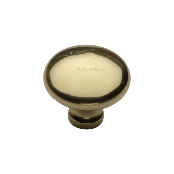 Victorian Round Cabinet Knob by M Marcus - Heritage Brass