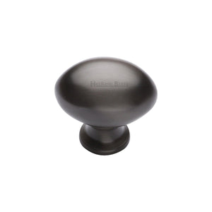 Victorian Oval Cabinet Knob by M Marcus - Heritage Brass