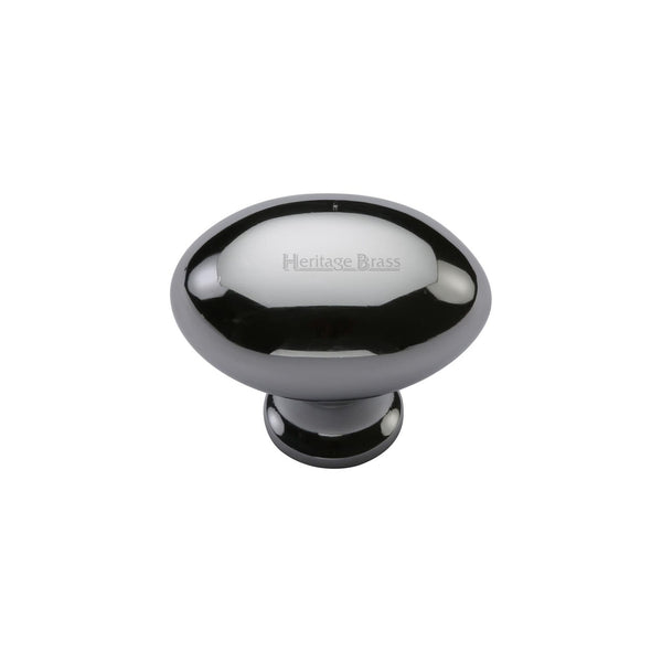 Victorian Oval Cabinet Knob by M Marcus - Heritage Brass