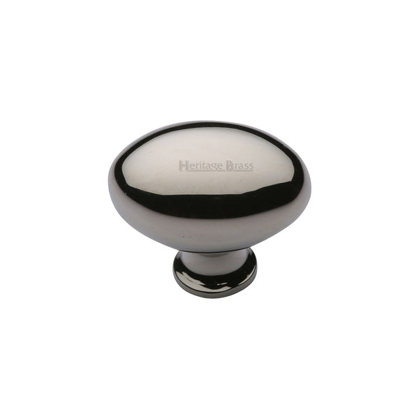 Victorian Oval Cabinet Knob by M Marcus - Heritage Brass