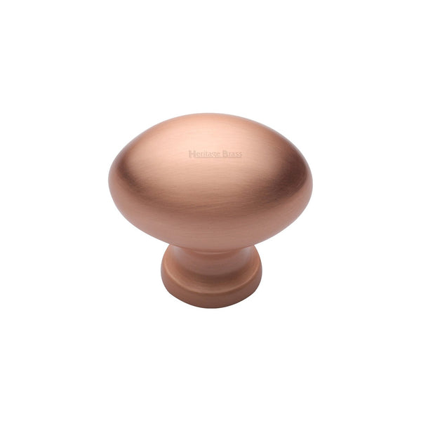 Victorian Oval Cabinet Knob by M Marcus - Heritage Brass