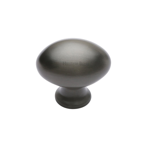 Victorian Oval Cabinet Knob by M Marcus - Heritage Brass
