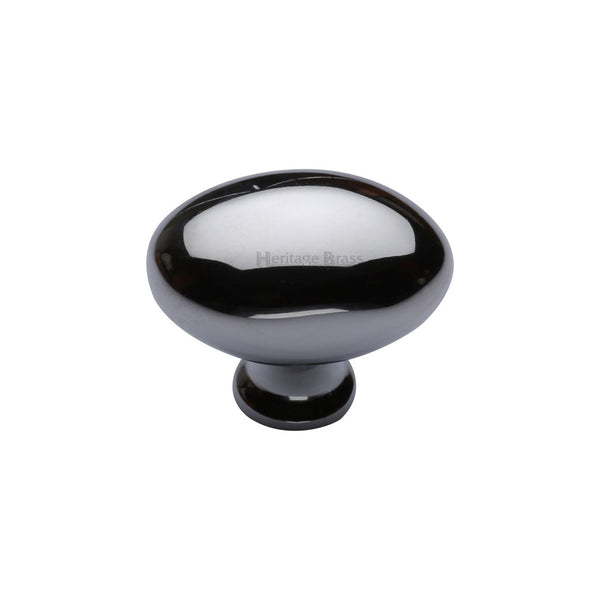 Victorian Oval Cabinet Knob by M Marcus - Heritage Brass