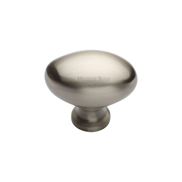 Victorian Oval Cabinet Knob by M Marcus - Heritage Brass
