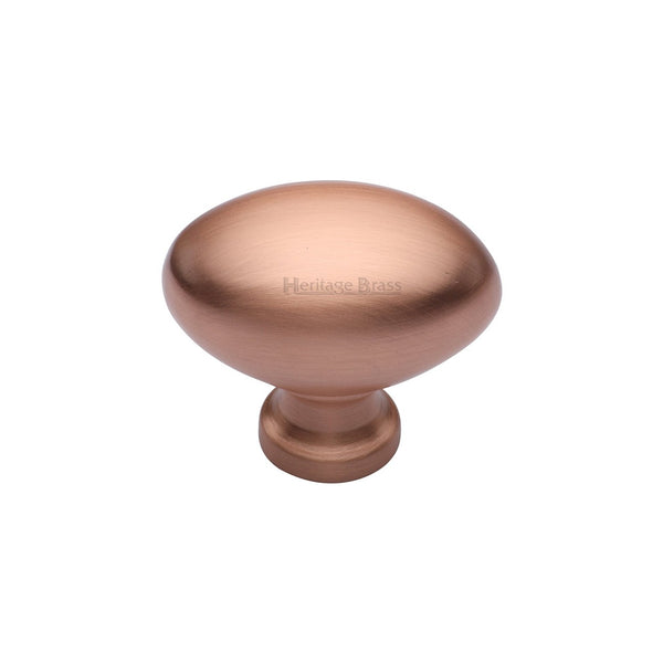 Victorian Oval Cabinet Knob by M Marcus - Heritage Brass