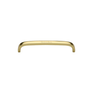 Curved D Shaped Cabinet Pull Handle by M Marcus - Heritage Brass