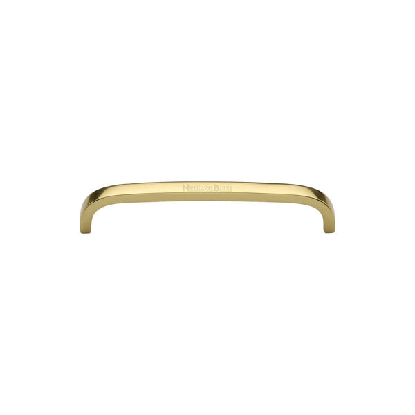 Curved D Shaped Cabinet Pull Handle by M Marcus - Heritage Brass