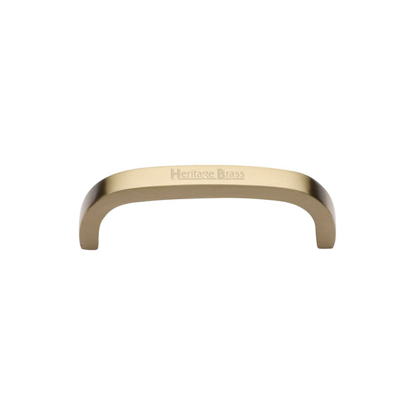 Curved D Shaped Cabinet Pull Handle by M Marcus - Heritage Brass