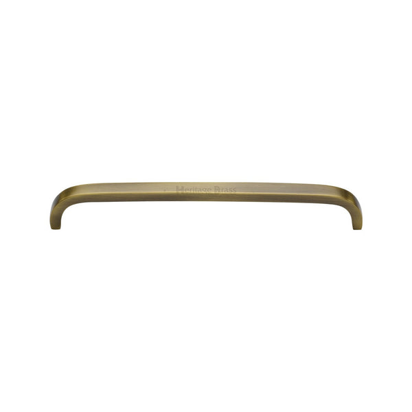 Curved D Shaped Cabinet Pull Handle by M Marcus - Heritage Brass