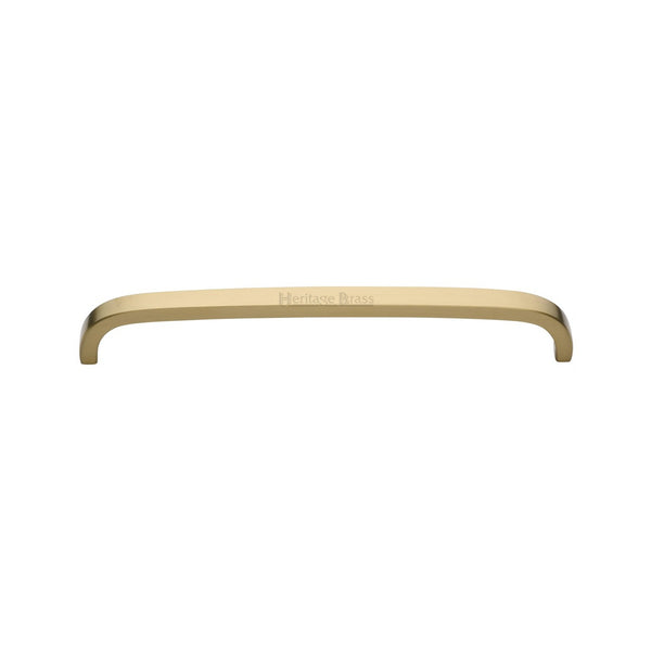 Curved D Shaped Cabinet Pull Handle by M Marcus - Heritage Brass