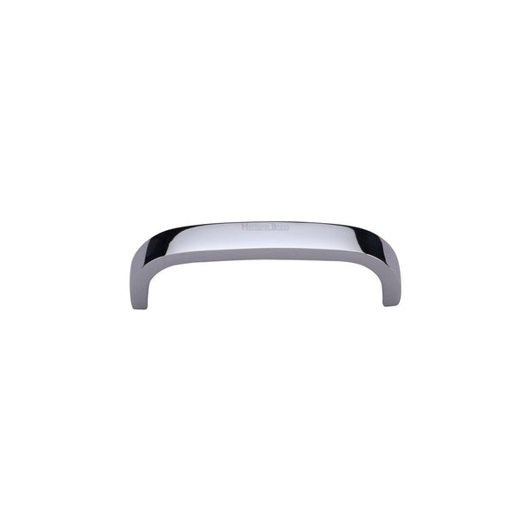 Curved D Shaped Cabinet Pull Handle by M Marcus - Heritage Brass