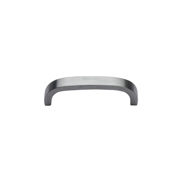 Curved D Shaped Cabinet Pull Handle by M Marcus - Heritage Brass