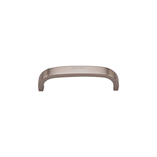 Curved D Shaped Cabinet Pull Handle by M Marcus - Heritage Brass
