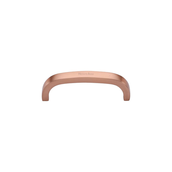 Curved D Shaped Cabinet Pull Handle by M Marcus - Heritage Brass