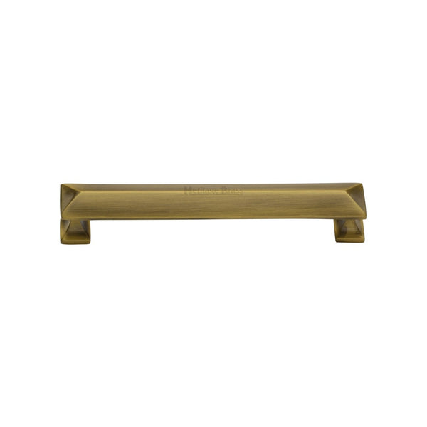 Pyramid Cabinet Pull Handle by M Marcus - Heritage Brass